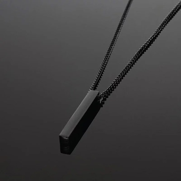 Rectangle Bar Necklace - Picture 4 of 4